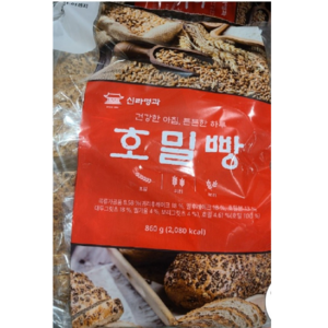 신라명과 호밀빵 215g x 4입, 4개