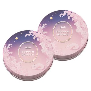 클럽 슷핀 파우더C 잘자요 밤 벚꽃 향, 사쿠라, 2개