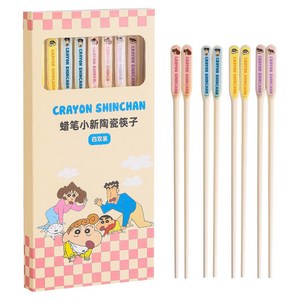 Keyiyijia 짱구 젓가락 세트, 젓가락4개입, 혼합색상, 1세트