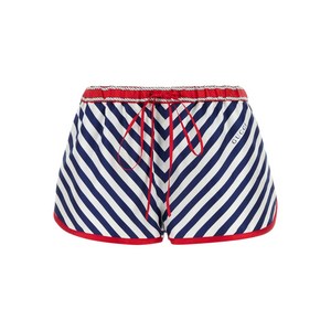 구찌 프린트 실크 쇼츠, 블루계열+화이트계열, Italy 42(KR 66)