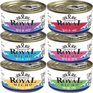 프리미엄 로얄 미쵸 캔 콤보 85g x 30개입 고양이 캔 간식, 85g, 미쵸 콤보, 30개