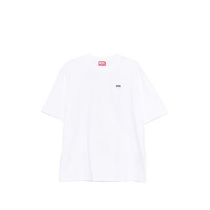 디젤 그래픽 프린트 티셔츠, 화이트계열, Standard S