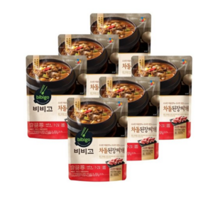 비비고 차돌된장찌개, 460g, 6개
