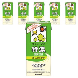 .co.jp 한정 기코만 특농조제 두유 SOYMILK DAYS 1000ml × 6개 특정 보건용 식품, 1L, 6개