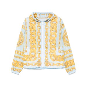 베르사체 메두사 체인 프린트 재킷