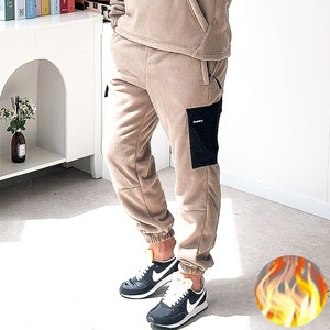 핏콕 남성용 겨울 보아털 기모융털 플리스 트레이닝 조거팬츠 빅사이즈