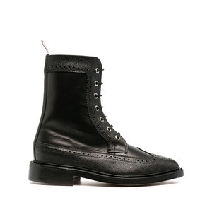 톰 브라운 브로그 디테일 앵클 부츠, Europe 37(KR 235), 블랙계열