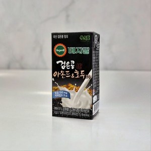 베지밀 검은콩 아몬드 앤 호두 두유, 190ml, 48개