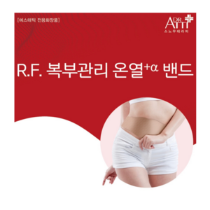 R.F 복부관리 온열 밴드(10매)+(덤)편백수 시트 2EA, 1개