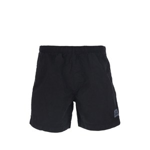 C.P.컴퍼니 로고 패치 스윔 쇼츠, 블랙계열, Italy 50(KR 105-110)