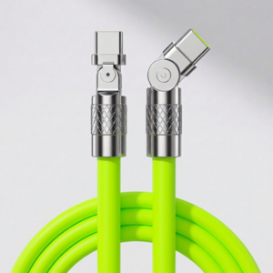 제이엘 120w 초고속 C to C 충전케이블 180도 회전 케이블