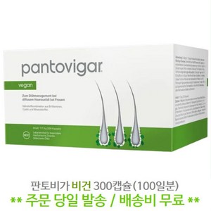 판토비가 비건 300캡슐(100일분) 독일 내수제품, 300정, 1개