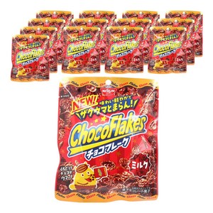 닛신 초코플레이크 우유맛, 38g, 14개