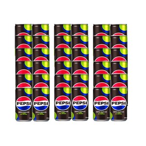 펩시 콜라 제로슈가 라임향, 210ml, 60개