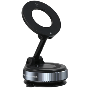 텔럽 맥세이프 360도 회전 접이식 진공 흡착식 차량용 거치대 전차종, 블랙, 1개