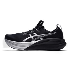 아식스 남성용 젤 님버스 28 플래티넘 러닝화 1011C214-001