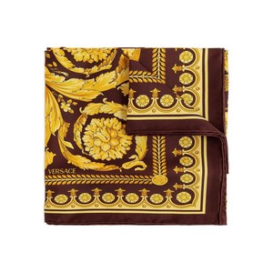 베르사체 바로코 프린트 라지 실크 스카프