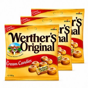 웨더스오리지날 크림 캔디, 90g, 3개