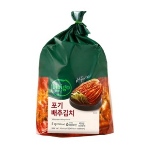 비비고 포기 배추김치, 5kg, 1개