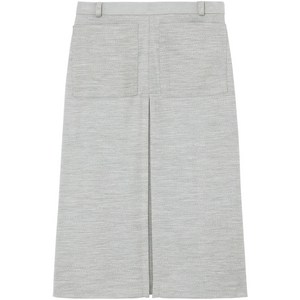 버버리 박스 플리츠 스커트, 그레이계열, UK 4(KR 44)
