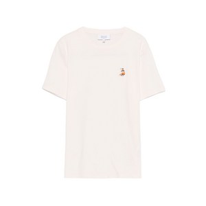 메종키츠네 자수 티셔츠, 핑크계열, XS(KR 44)