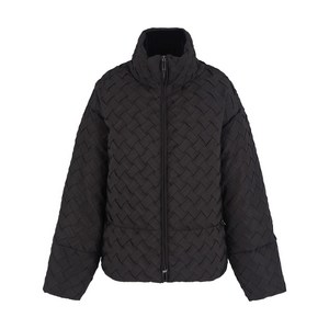 엠포리오아르마니 바스켓 위브 하이 넥 재킷