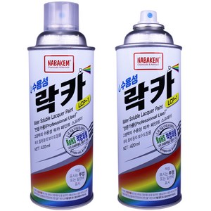 수용성 락카 페인트 백색, 백색 1개, 1개, 420ml