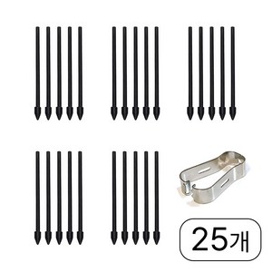 삼성 갤럭시탭 S펜 호환 교체용 펜촉 S6 S7 S8 S9 S10 플러스 울트라 FE 펜촉 25개입