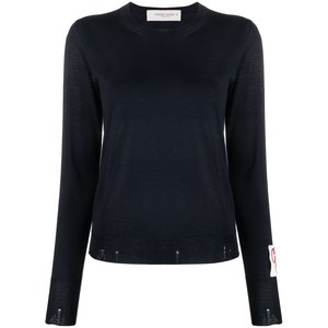 골든 구스 골지 트리밍 울 스웨터, 블루계열, Standard XS(KR 44)