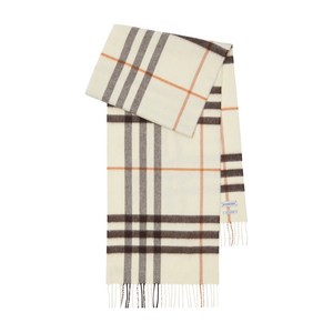 버버리 체크 실크 스카프