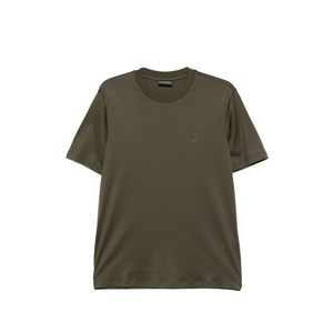 엠포리오아르마니 로고 디테일 티셔츠, 그린계열, Standard L(KR 100)