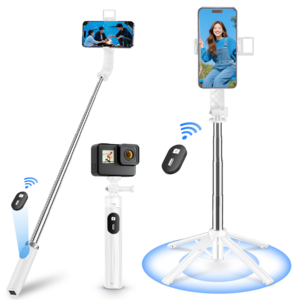 NICESUN 블루투스 휴대폰 삼각대 스마트폰/카메라/고프로 삼각대 셀카봉 103cm P07