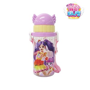 르번 새콤달콤 캐치티니핑 빨대스트랩보틀, 말랑핑, 350ml, 1개