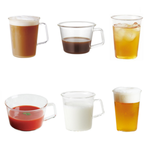 킨토 캐스트 내열유리컵 잔 머그 아이스티 맥주 에스프레소커피 밀크 라떼 스프, 스프컵 420ml, 1개
