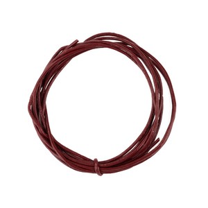 둥근 가죽끈 1mm 41종 모음 (1M), (123) - 1M