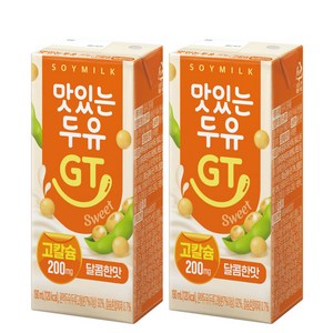 남양유업 맛있는 두유 GT 고칼슘 달콤한맛, 48개, 190ml