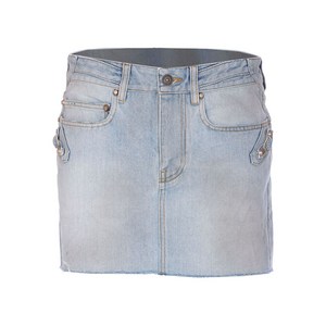 발렌시아가 패치 로고 스커트