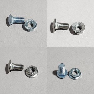 근각볼트 너트 셋트 3/8인치 19mm SHANK BOLT NUT 스틸 스텐, 스틸 근각볼트너트셋트, 50개