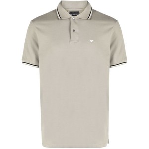 엠포리오아르마니 로고 자수 폴로 셔츠