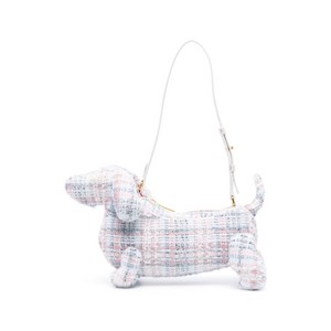 톰 브라운 헥터 트위드 숄더 백