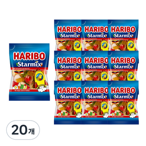 하리보 스타믹스 젤리, 100g, 20개
