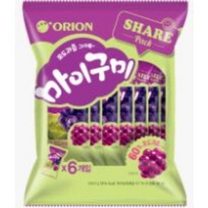 오리온 마이구미 포도과즙 259.2g 대용량 젤리, 259.2g, 2개