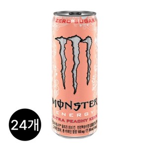 몬스터에너지 드링크 울트라 피치 킨, 355ml, 24개