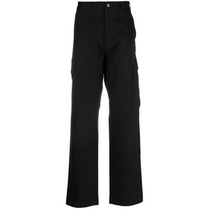 몽클레르 로고 패치 스트레이트 팬츠, 블랙계열, Italy 46(KR 92-175)