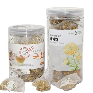 지구마을 국내산 삼각티백 전통차 국화차 티백차, 0.6g, 50개입, 1개