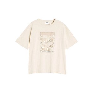 메종키츠네 코튼 티셔츠, 베이지계열, Standard L(KR 105)