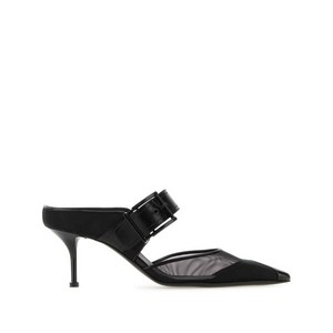 알렉산더맥퀸 펑크 버클 메시 뮬 65mm, Italy 37.5(KR 245), 블랙계열