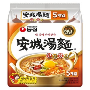 안성탕면 125g, 5개