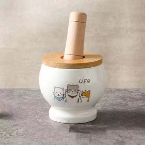 BLOWFISH FUGU 절구/미니 절구/귀여운 고양이 절구