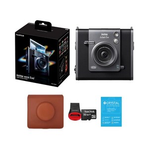 인스탁스 와이드 에보 가죽케이스 패키지+사은품/하이브리드 즉석카메라